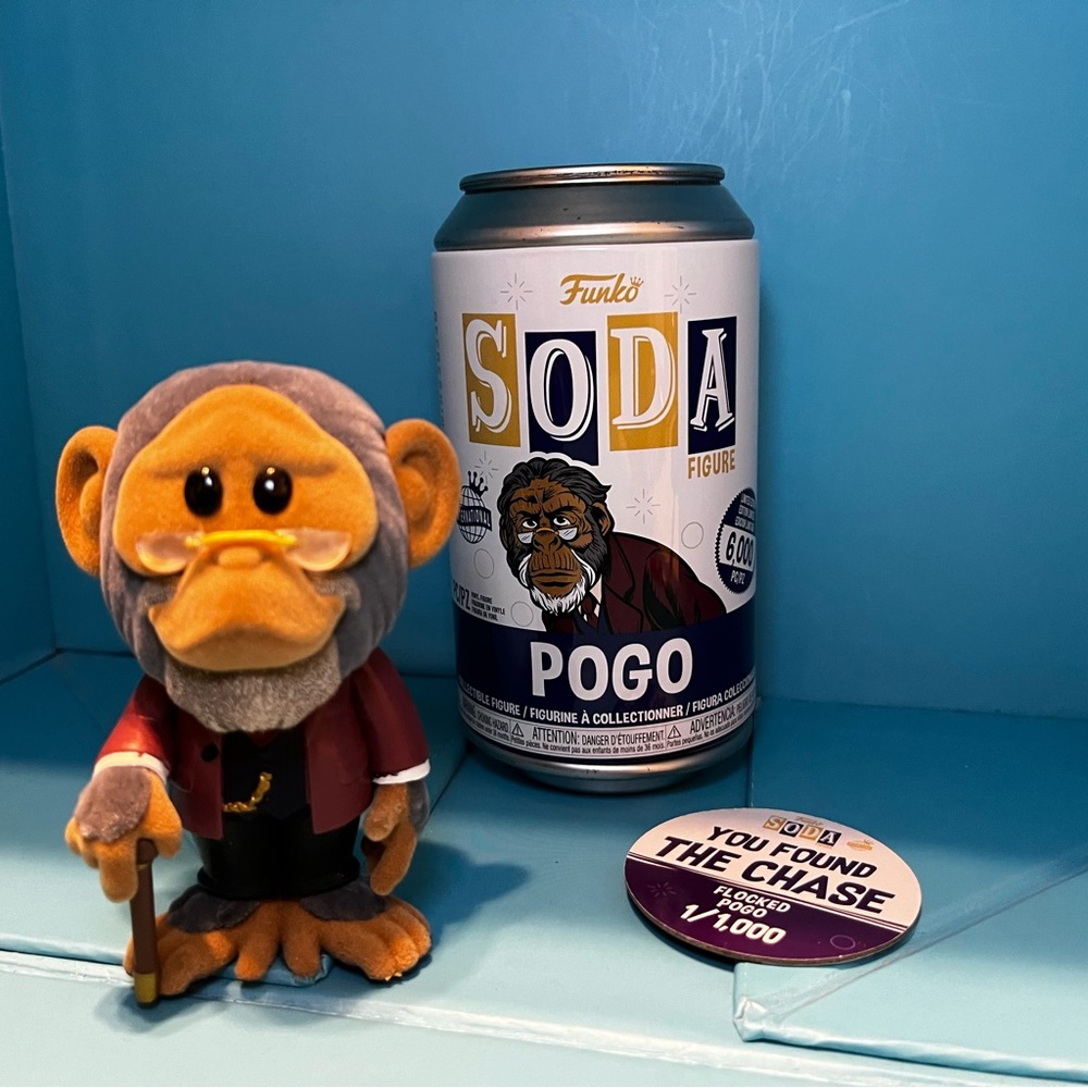 Funko Soda - The Umbrella Academy - Flocked Pogo Chase Figure
